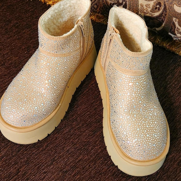 Wild Fable RhinestonePlatform Boots - Picture 5 of 5